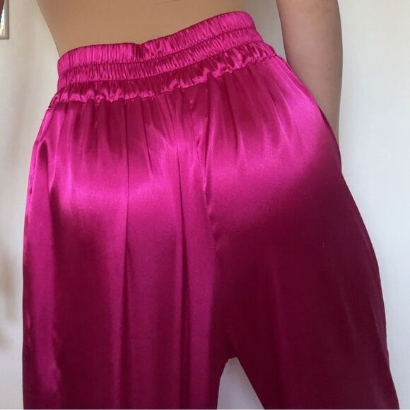 Band of Gypsies, hot pink, magenta, straight, leg pants - Picture 5 of 5